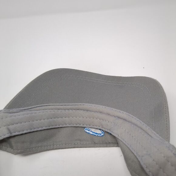 Letter H Strapback Golf Sun Visor Hat Gray One Size Adjustable Alleson Athletic - Picture 8 of 9